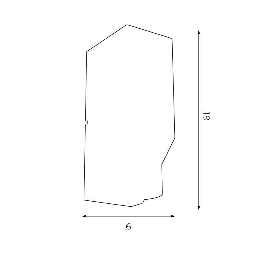 Applique WALL 1xGU10/8W/230V nera/ottone