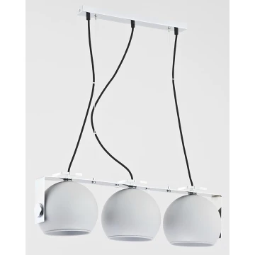 Argon 1275 - Lampada a sospensione  MALMO 3xE27/60W