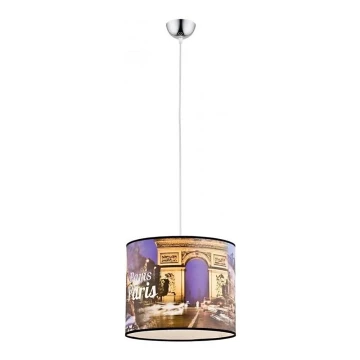 Argon 3334 - Lampadario a sospensione con filo CITY 1xE27/15W/230V