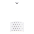 Argon 4133 - Lampadario su corda MAGIC 1xE27/15W/230V bianco