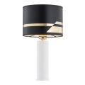 Argon 4232 - Lampada da tavolo ALMADA 1xE27/15W/230V nero/bianco/ottone