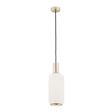 Argon 4356 - Lampadario a sospensione con filo SAGUNTO 1xE27/15W/230V diametro 14 cm ottone