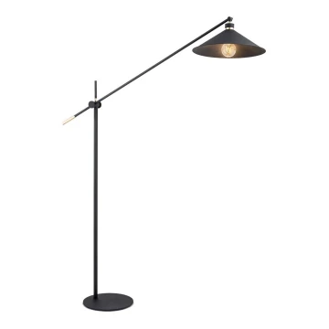 Argon 4732 - Lampada da terra NASHVILLE 1xE27/15W/230V nera