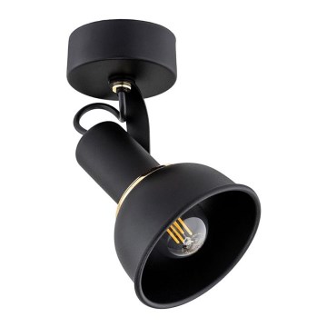 Argon 4900 - Luce Spot TWIST 1xE14/7W/230V nero/oro