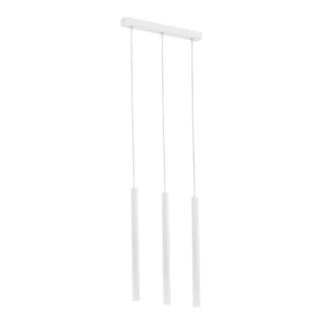 Argon 6178 - Lampadario a sospensione con filo ETNA 3xG9/6W/230V bianco