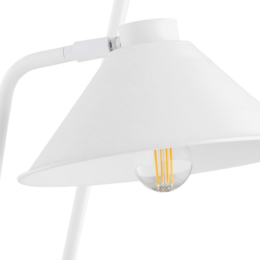 Argon 7074 - Lampada con piedistallo GABIAN 2xE27/15W/230V bianco