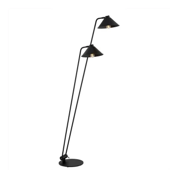 Argon 7075 - Lampada con piedistallo GABIAN 2xE27/15W/230V nero