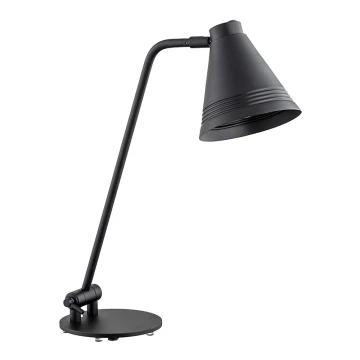 Argon 8002 - Lampada da tavolo AVALONE 1xE27/15W/230V nero