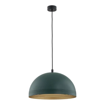 Argon 8243 - Lampadario a sospensione con filo BONITA 1xE27/15W/230V verde