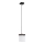 Argon 8276 - Lampadario a sospensione con filo CANOA 1xE27/15W/230V nero