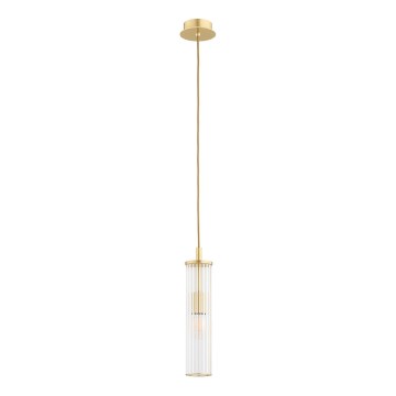 Argon 8489 - Lampadario a sospensione con filo HAMPTON 1xE14/7W/230V oro