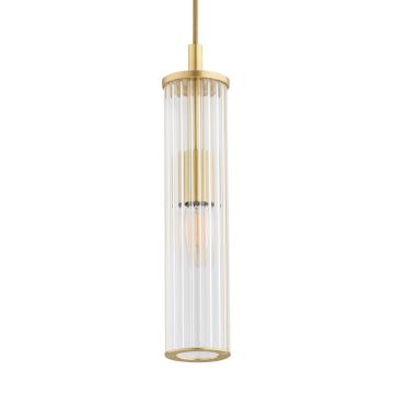 Argon 8489 - Lampadario a sospensione con filo HAMPTON 1xE14/7W/230V oro