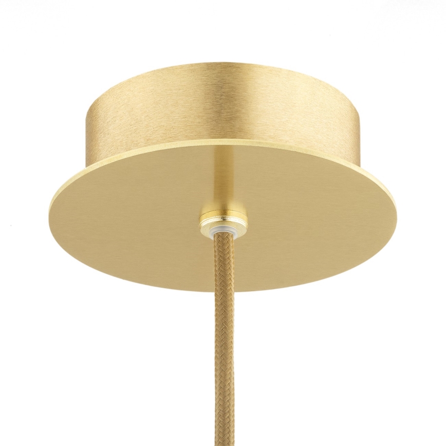 Argon 8489 - Lampadario a sospensione con filo HAMPTON 1xE14/7W/230V oro