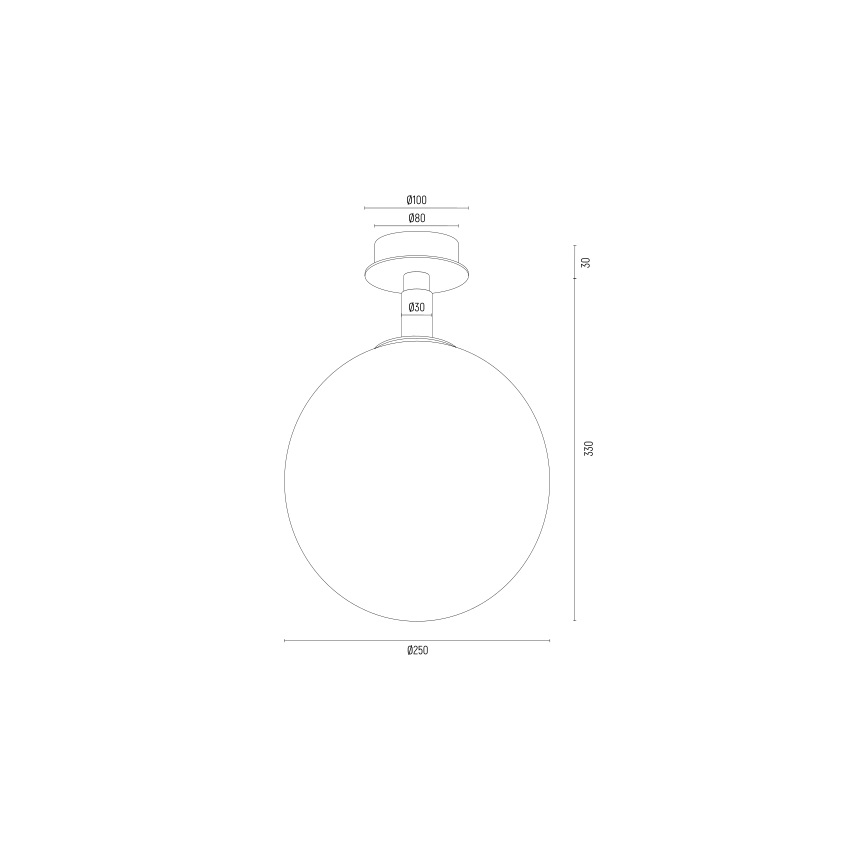 Argon 8505 - Plafoniera PALOMA 1xE27/15W/230V oro/bianco