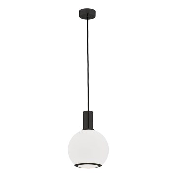 Argon 8564 - Lampadario a sospensione con filo SAGUNTO PLUS 1xE27/15W/230V diametro 20 cm nero