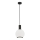 Argon 8564 - Lampadario a sospensione con filo SAGUNTO PLUS 1xE27/15W/230V diametro 20 cm nero