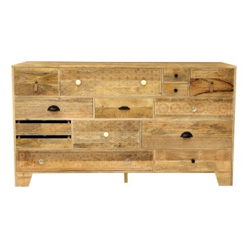 Armadietto MANU 90x160 cm legno solido/mango