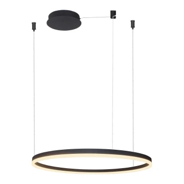 Azzardo AZ4960 -Lampadario a sospensione con filo LED dimmerabile HALO LED/54W/230V diametro 80 cm nero