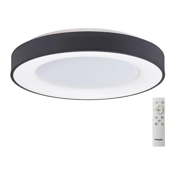 Azzardo AZ4991 - Plafoniera LED dimmerabile SANTANA LED/50W/230V nero + telecomando