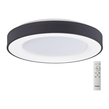 Azzardo AZ4995 - Plafoniera LED dimmerabile SANTANA LED/80W/230V nero + telecomando