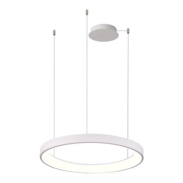 Azzardo AZ5015 - Lampadario a sospensione con filo LED dimmerabile AGNES LED/38W/230V diametro 48 cm bianco