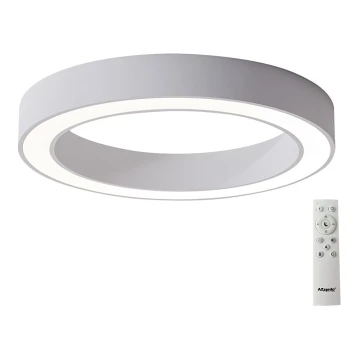 Azzardo AZ5037 - Plafoniera LED dimmerabile MARCO LED/80W/230V bianco + telecomando