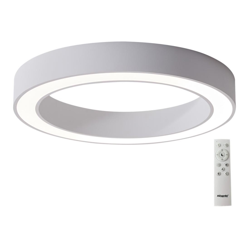 Azzardo AZ5040 - Plafoniera LED dimmerabile MARCO LED/100W/230V bianco + telecomando