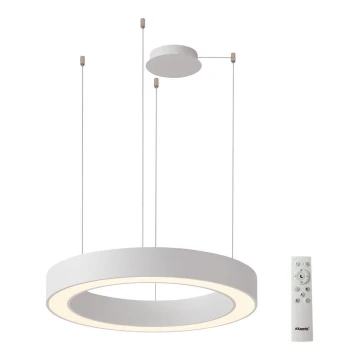 Azzardo AZ5046 - Lampadario a sospensione con filo LED dimmerabile MARCO LED/60W/230V bianco + telecomando