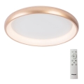 Azzardo AZ5070 - Plafoniera LED dimmerabile ANTONIO LED/32W/230V oro + telecomando