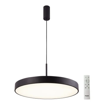 Azzardo AZ5091 - Lampadario a sospensione con filo LED dimmerabile MARCELLO LED/60W/230V nero + telecomando