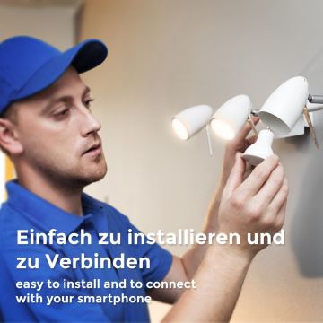 B.K. Licht 1261 - SET 4x Lampadina LED dimmerabile GU10/5,5W/230V Wi-Fi Tuya 2700K