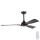 Bathroom soffitto fan diametro 132 cm IP44 nero + telecomando