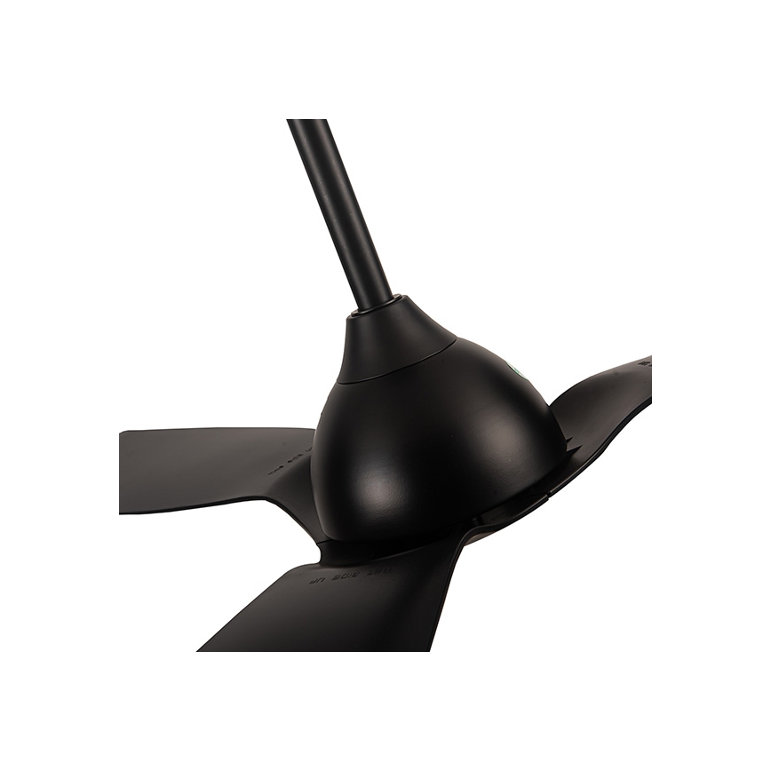 Bathroom soffitto fan diametro 132 cm IP44 nero + telecomando