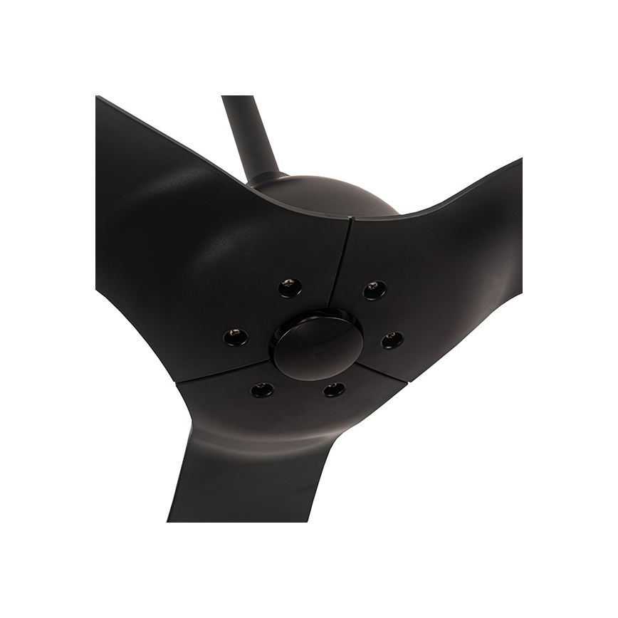 Bathroom soffitto fan diametro 132 cm IP44 nero + telecomando