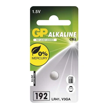 Batteria a bottone alcalina LR41 GP ALKALINE 1,5V/24 mAh
