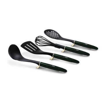 BerlingerHaus - Set di utensili da cucina 4 pezzi verde/nero