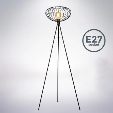 BK Licht 1470 - Lampada da terra RETRO 1xE27/40W/230V