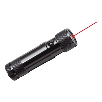 Brennenstuhl - Torcia LED con puntatore laser LED/3xAAA
