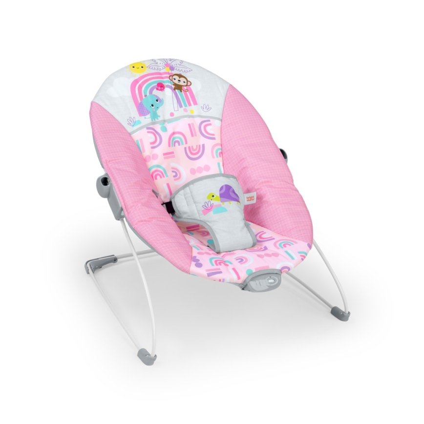 Bright Starts - Dondolo vibrante per bambini PINK PARADISE