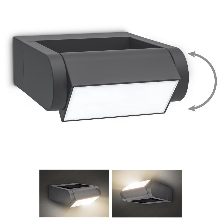 Brilagi - Applique a LED da esterno CROTONE LED/7W/230V antracite IP54