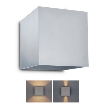 Brilagi - Applique a LED da esterno CUBE LED/6W/230V grigio IP54