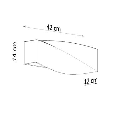 Brilagi -  Applique a LED KERRY 1xE27/7,5W/230V ceramiche/bianco