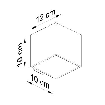 Brilagi -  Luce Spot da parete a LED MURO 1xG9/3,5W/230V calcestruzzo