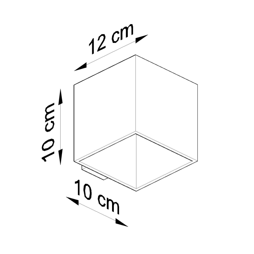 Brilagi -  Luce Spot da parete a LED MURO 1xG9/4W/230V nero