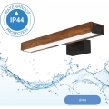 Brilagi - Illuminazione a LED per specchi da bagno WOODY MIRROR LED/8W/230V IP44 quercia/nero