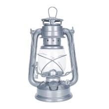 Brilagi - Lampada ad olio LANTERNA 24,5 cm argento