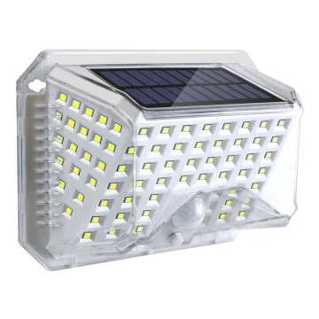 Brilagi - Lampada da parete solare a LED con sensore WALLIE LED/4W/5,5V 6500K IP64 argento