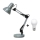 Brilagi - Lampada da tavolo LED ROMERO 1xE27/10W/230V argento