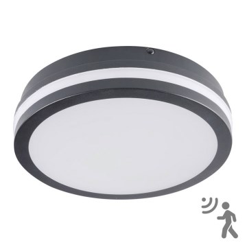 Brilagi - Lampada LED da esterno con sensore BENE LED/18W/230V diametro 22 cm IP54