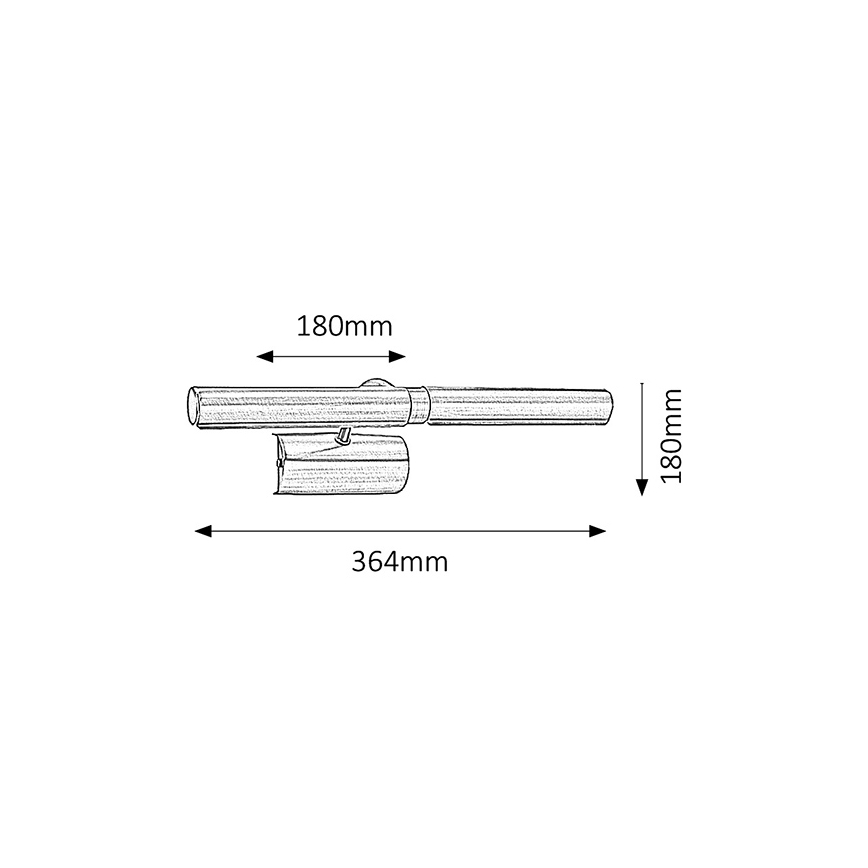 Brilagi - Lampada LED da quadro DANAE 2xE14/6W/230V bianco